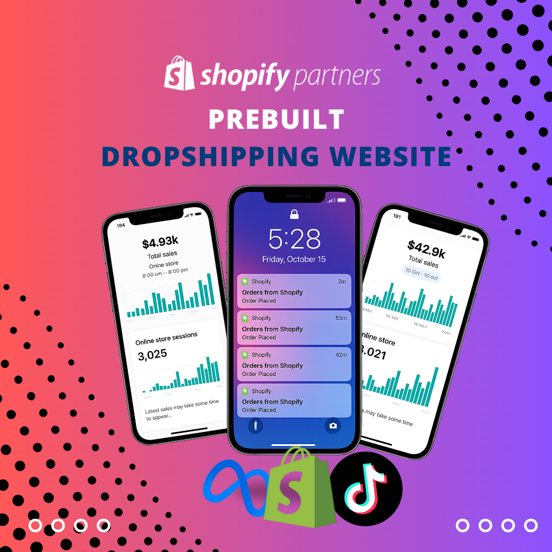 Prebuilt Dropshipping Website